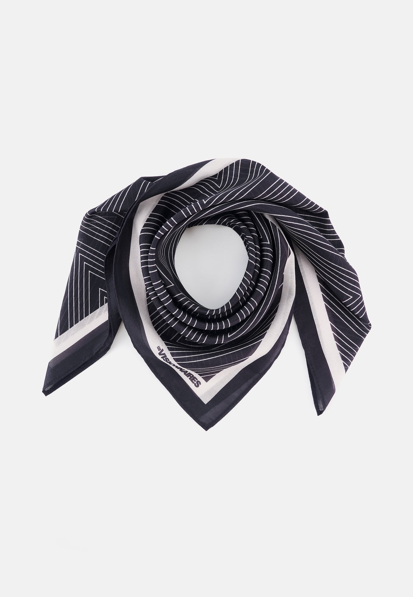 GEOMETRIC SILK SCARF