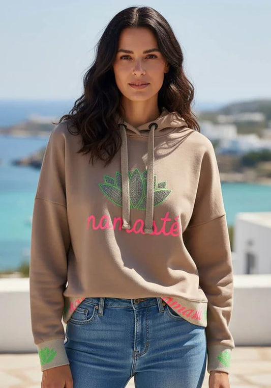 Hoodie Namasté Strass