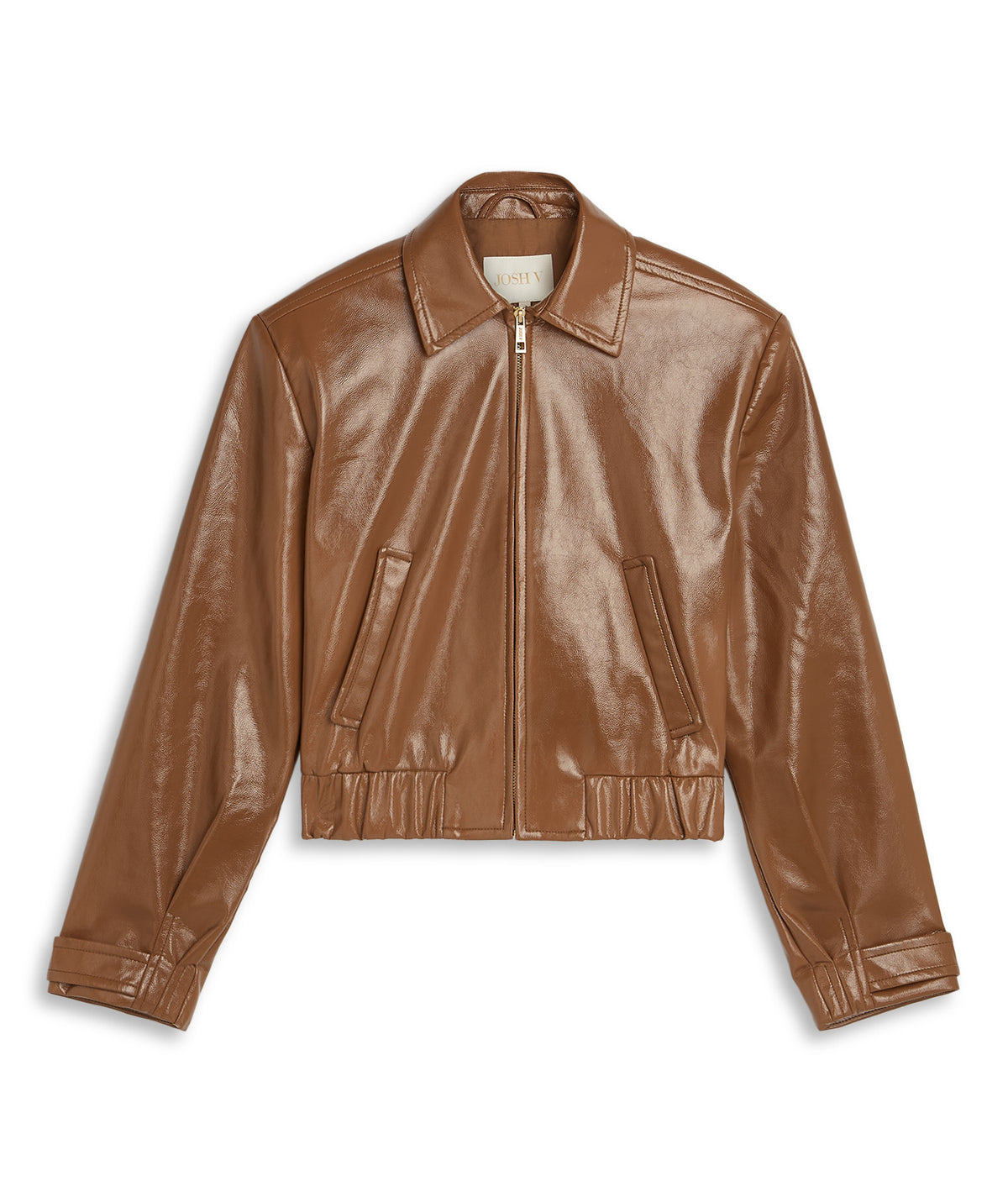 JV-PEADEN Bomberjacke in Lackoptik