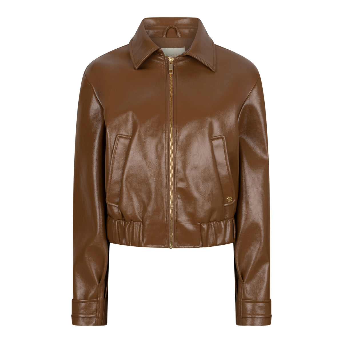 JV-PEADEN Bomberjacke in Lackoptik