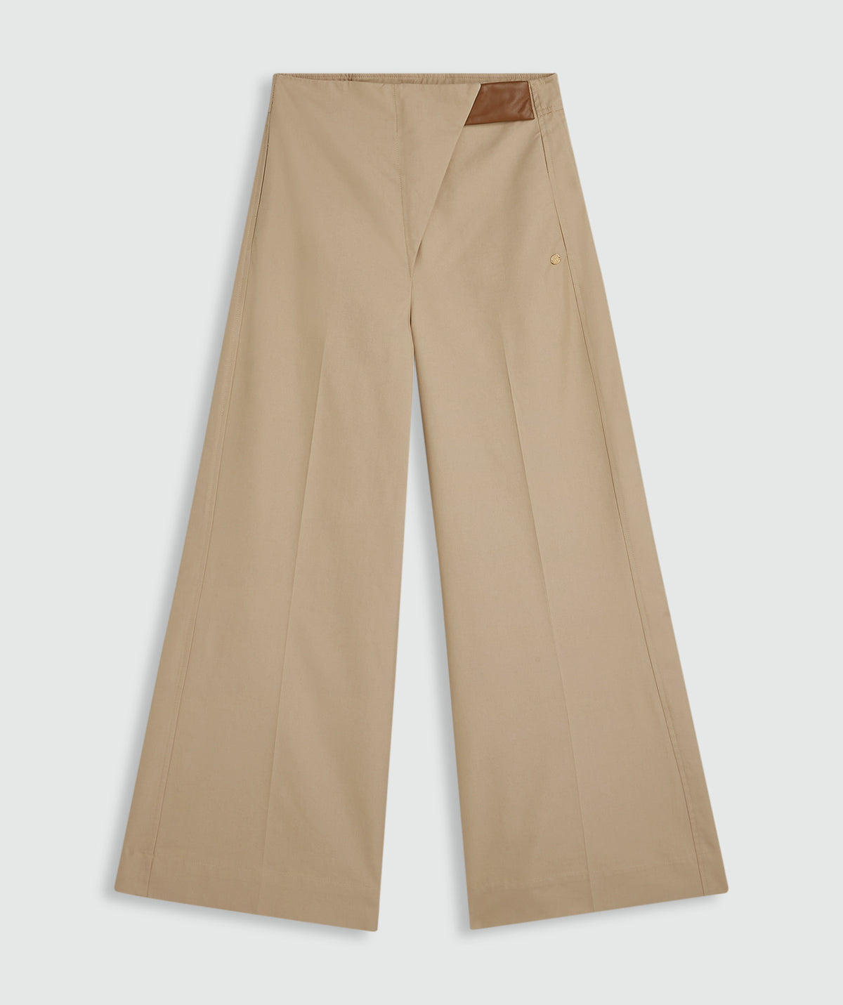 JV-VEN Mid-Rise Wide-Leg-Hose