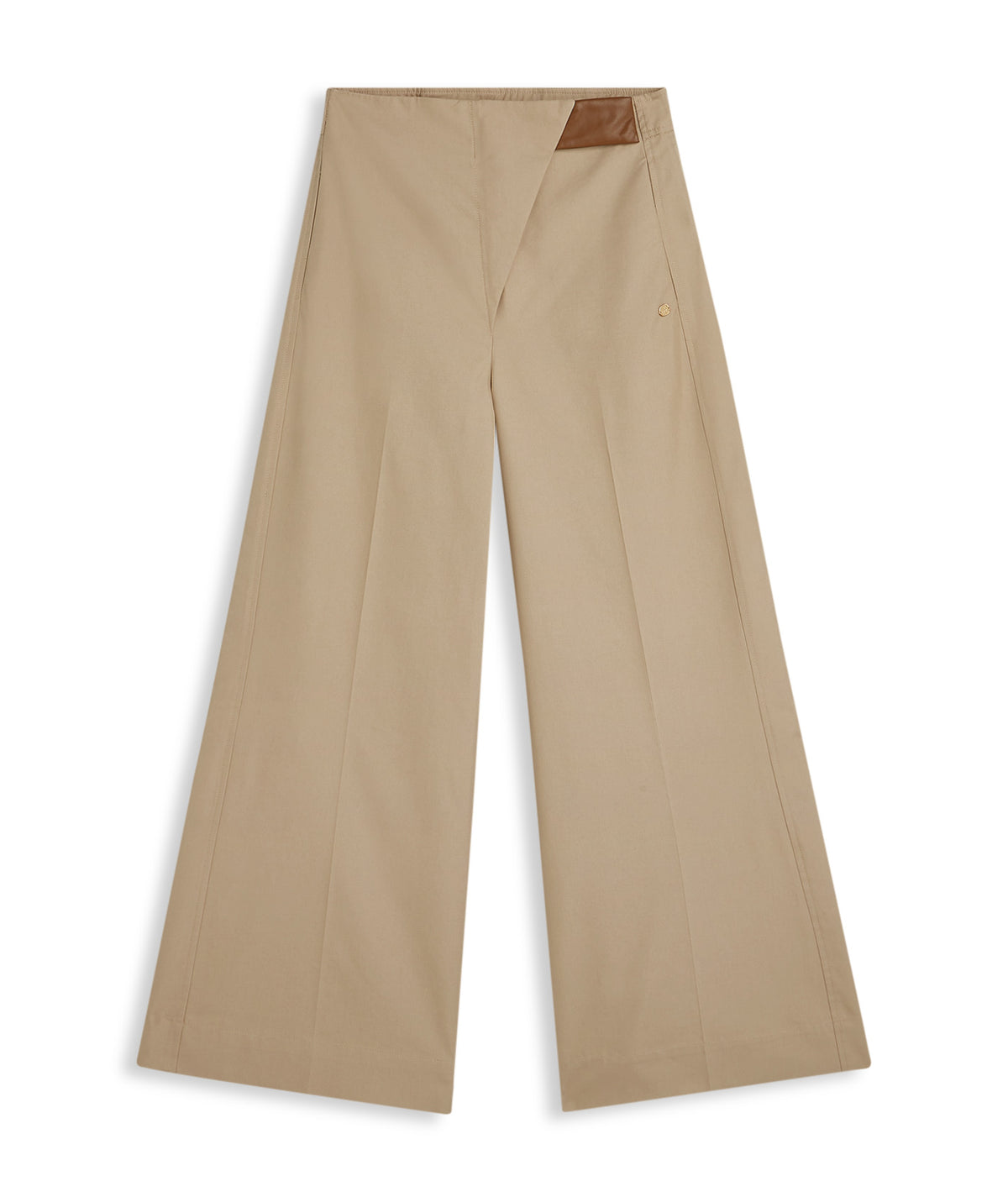 JV-VEN Mid-Rise Wide-Leg-Hose