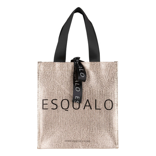 EsQualo Small Metallic Shop bag