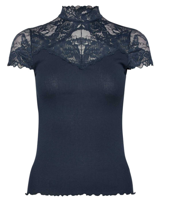 RWBeatha Silk Capsleeve Lace T-shir