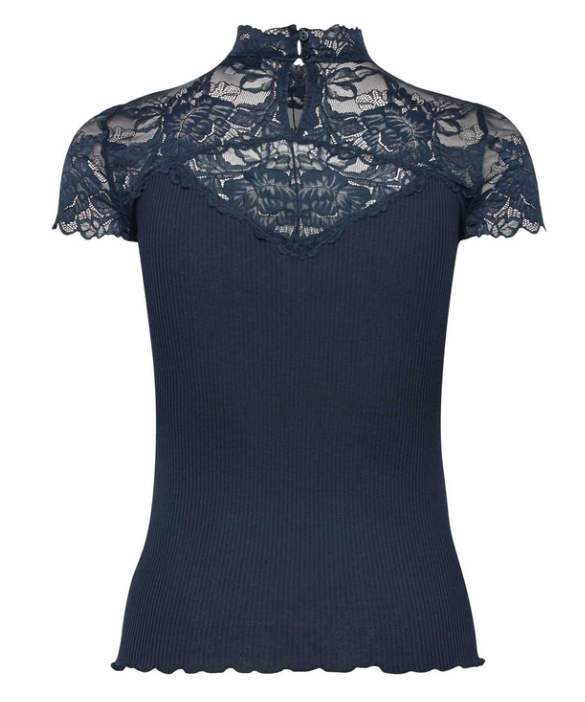 RWBeatha Silk Capsleeve Lace T-shir