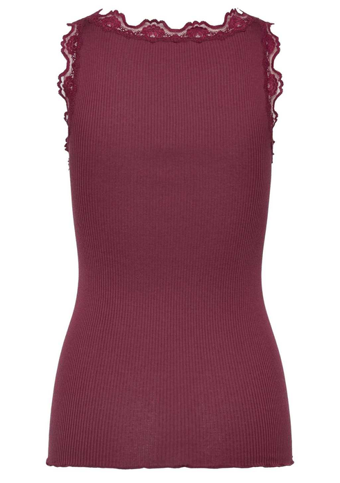 RWBabette Silk SL U-neck Lace Top
