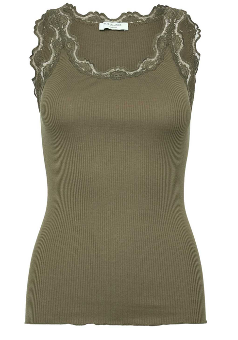 RWBabette Silk SL U-neck Lace Top