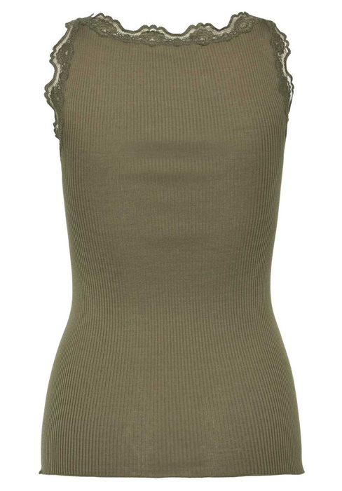 RWBabette Silk SL U-neck Lace Top