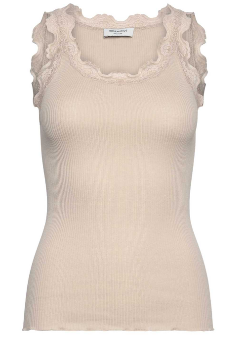 RWBabette Silk SL U-neck Lace Top