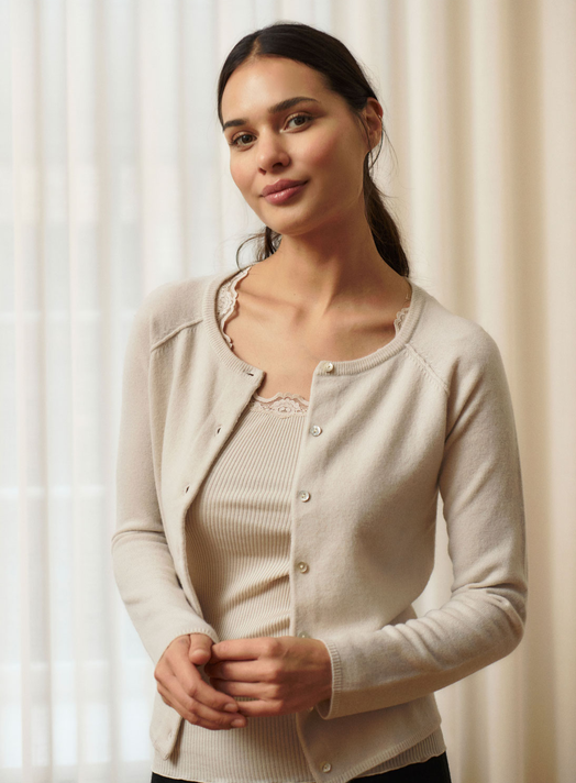 RWBabette Silk SL U-neck Lace Top