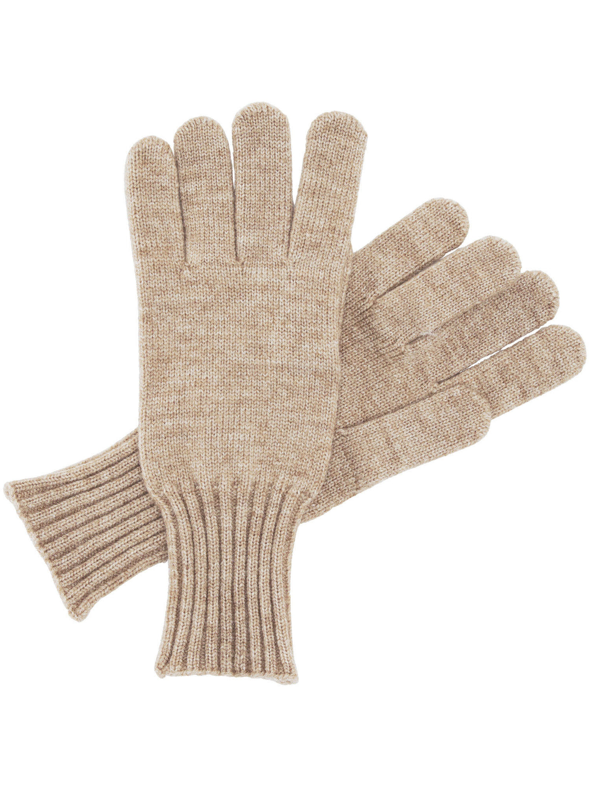 Polyester Handbekleidung Strickhandschuhe mit aufgenähter Ring-Applikation