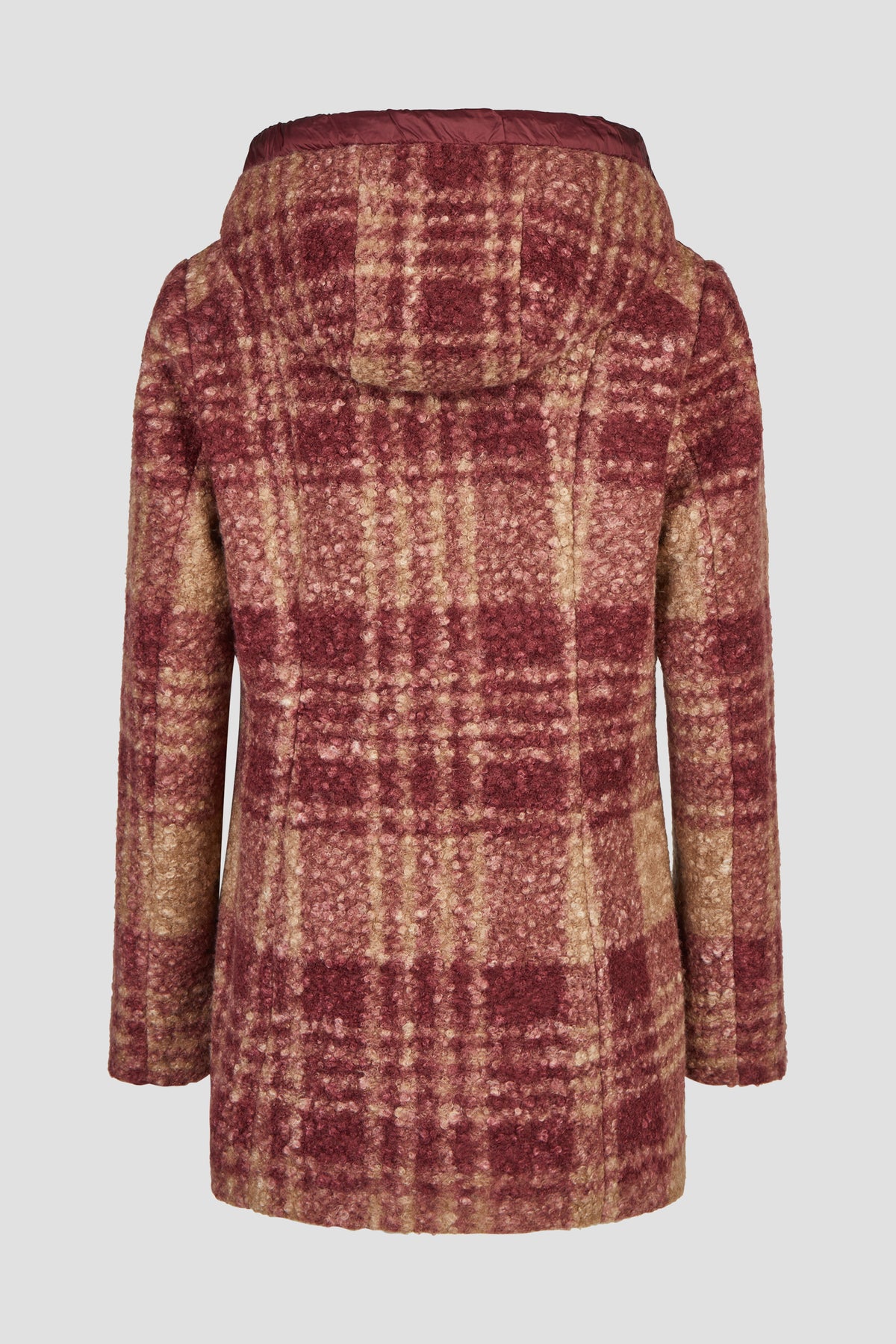 Wolljacke mit Kapuze