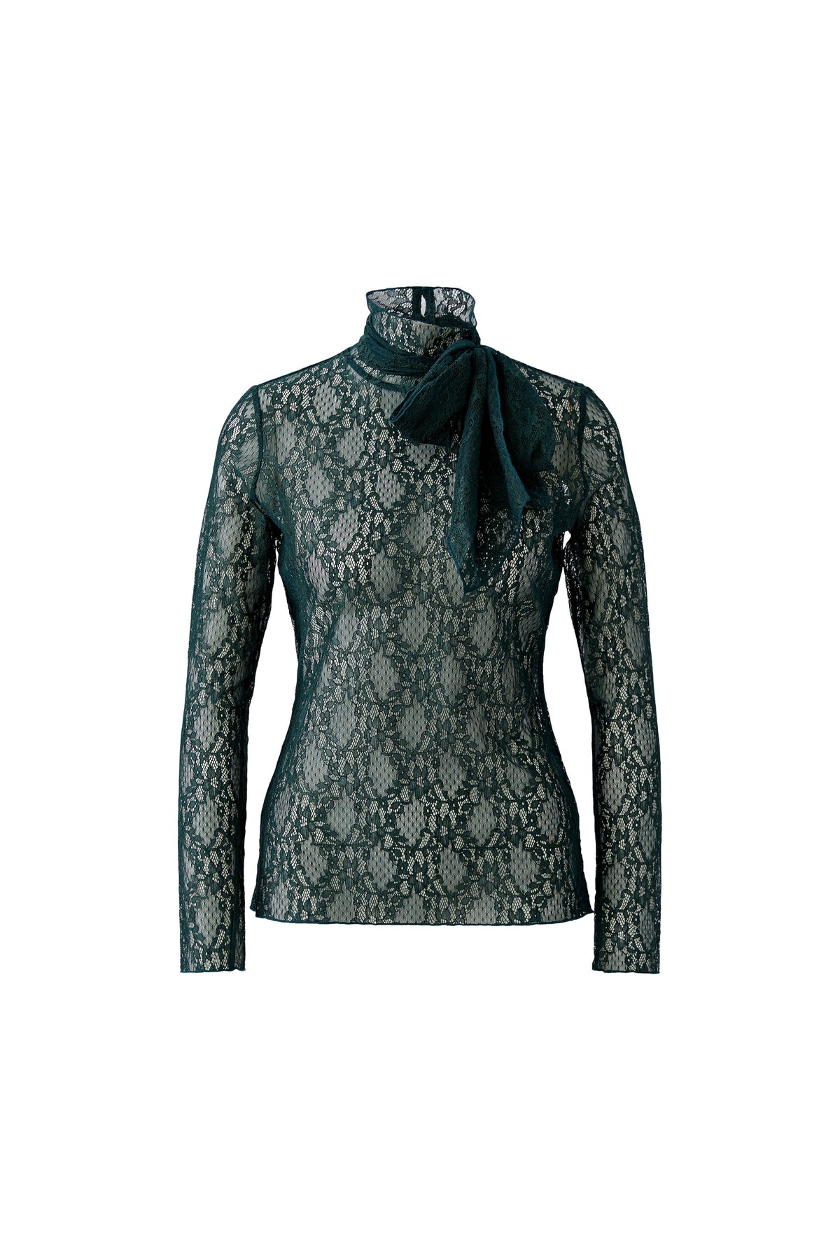 Langarmshirt Spitze