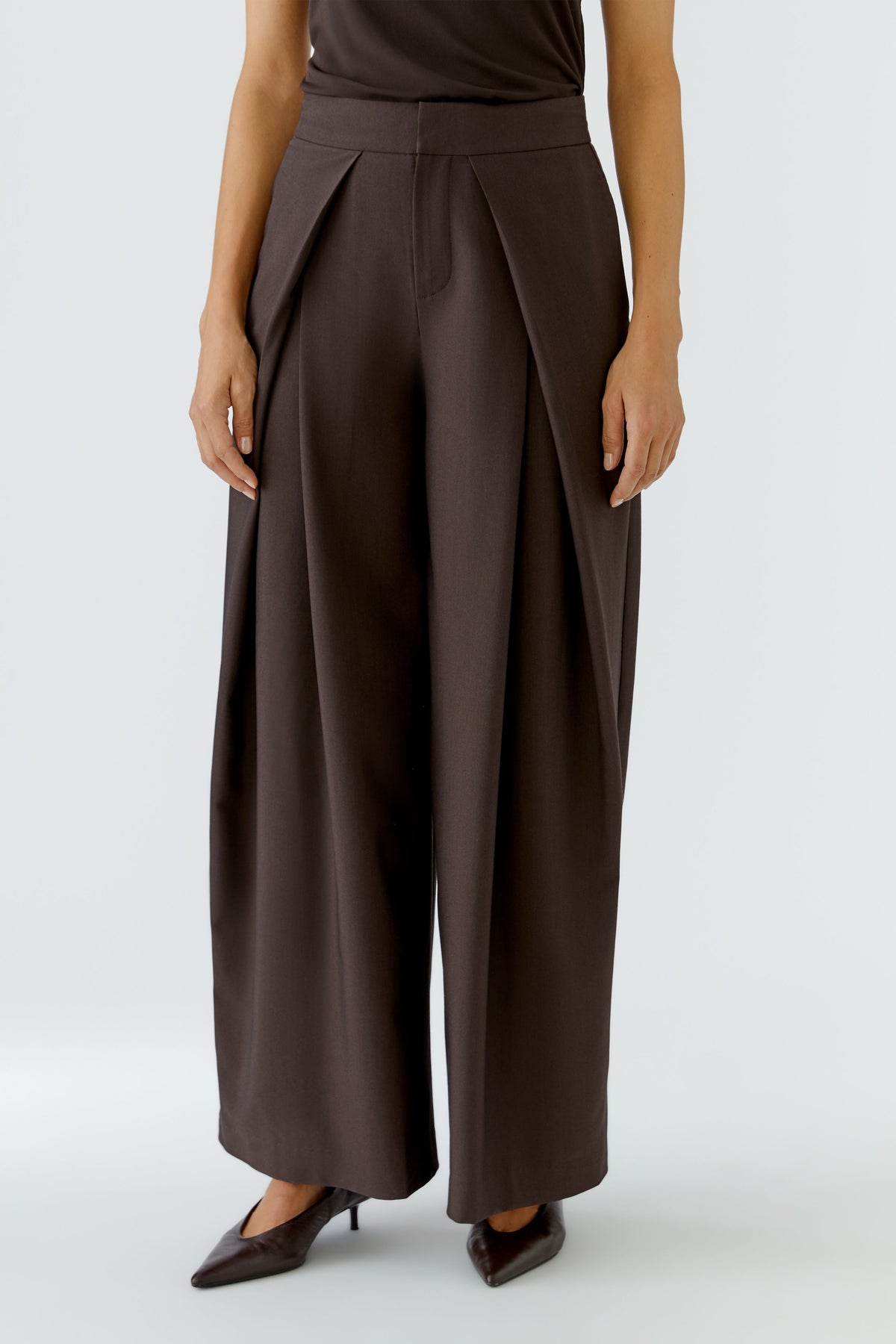 Bundfaltenhose
